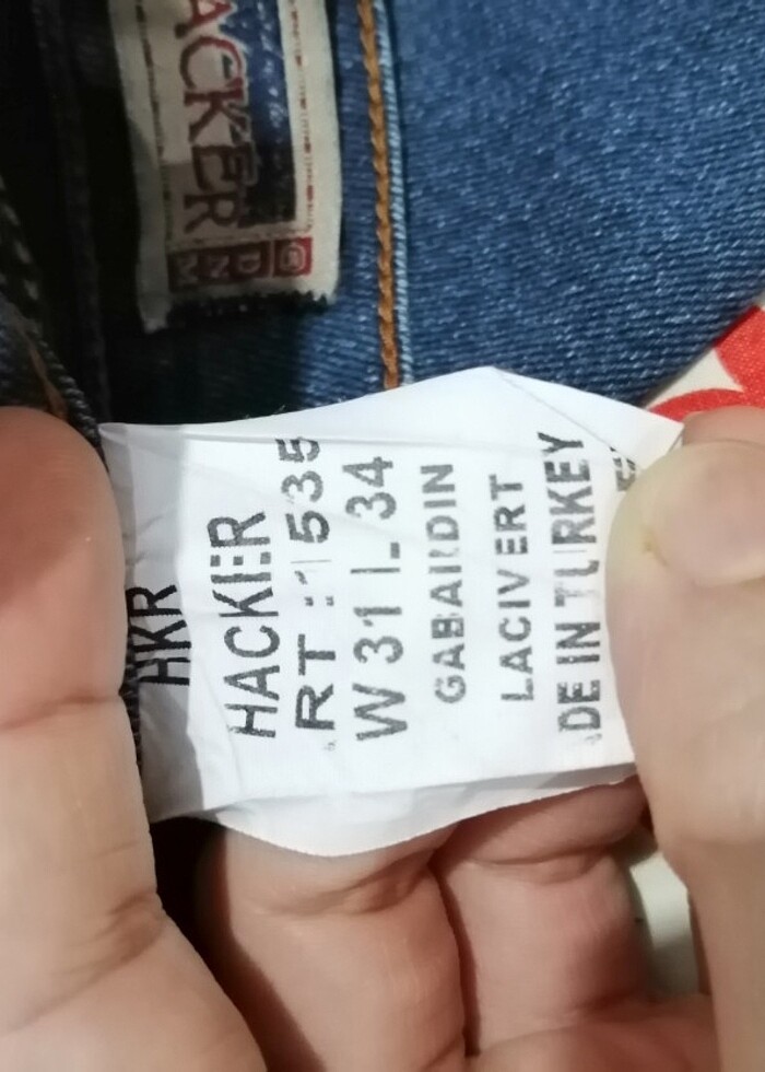 Erkek kot pantolon  - Görsel 2