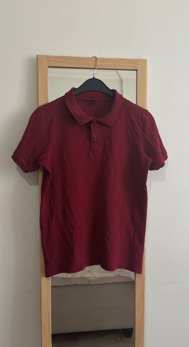 Bordo Erkek Polo Tişört - Görsel 2