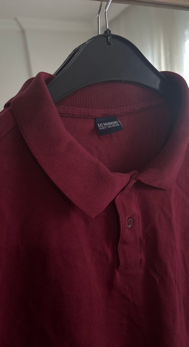 Bordo Erkek Polo Tişört - Görsel 3