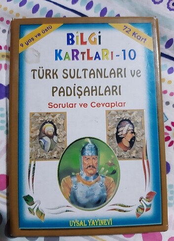 Türk sultanları ve padişahları eğitici bilgi kartları