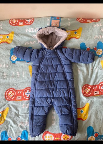 Mango Mavi Erkek Bebek astronot Tulumu
