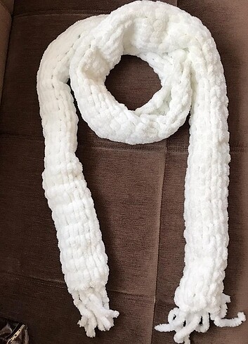 Örgü Puffy Atkı 