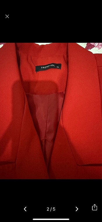 Trendyol & Milla Kırmızı blazer