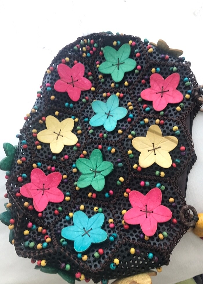 El işçiliği özel tasarım bayan çanta - Görsel 3