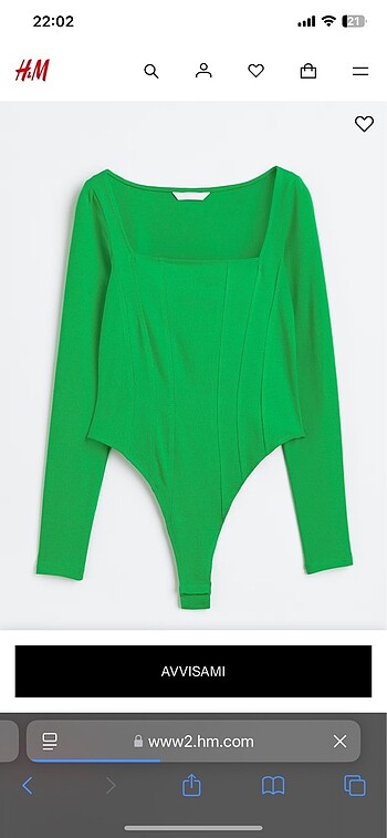 H&M yeni penye string buluz