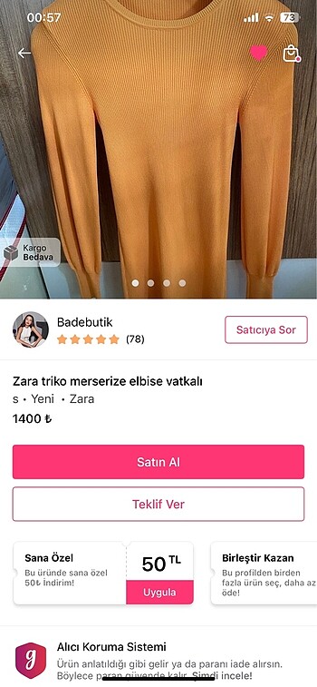 m Beden beyaz Renk Zara gömlek elbise pamuklu bir kes giyildi