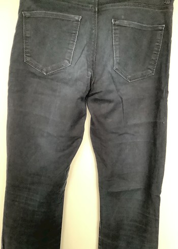 Kadın Lacivert Midi Denim Jean - Görsel 4