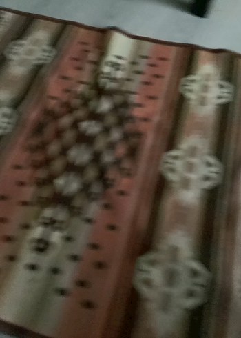 Kahverengi Desenli Geleneksel Halı - Görsel 2