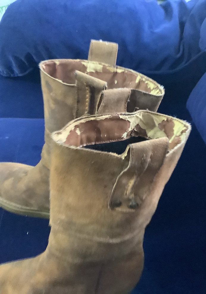 Bej Süet Kadın Dolgu Topuk Bot - Görsel 3