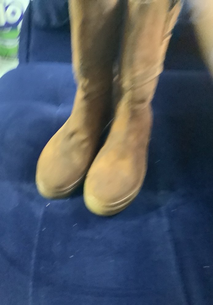 Bej Süet Kadın Dolgu Topuk Bot - Görsel 4