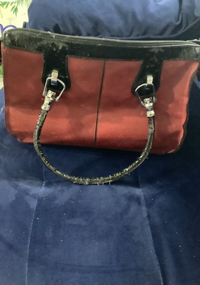 Kırmızı Parlak Deri Kadın Çanta - Görsel 3