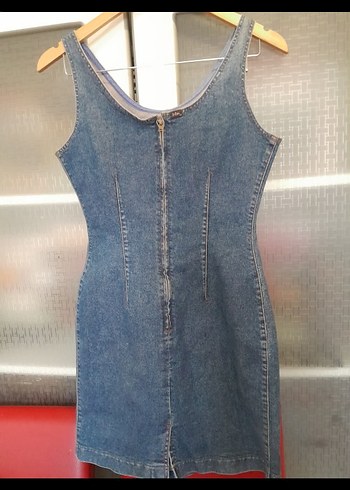 Lee Cooper Askılı Kot Elbise