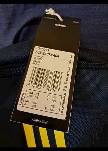  Beden lacivert Renk Fenerbahçe Adidas Sırt Çantası