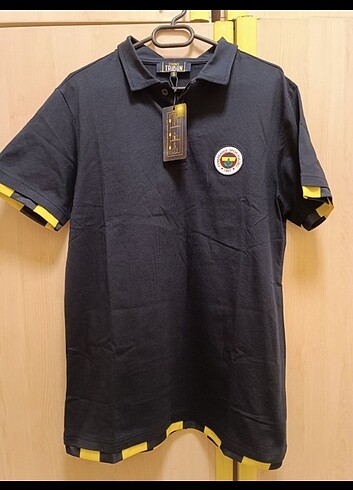 Fenerium polo yaka çubuklu tshirt