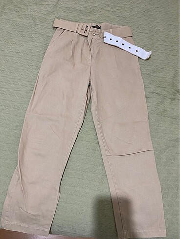 Kemerli perry pantolon