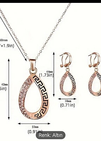 Zara 3lu takı seti 
