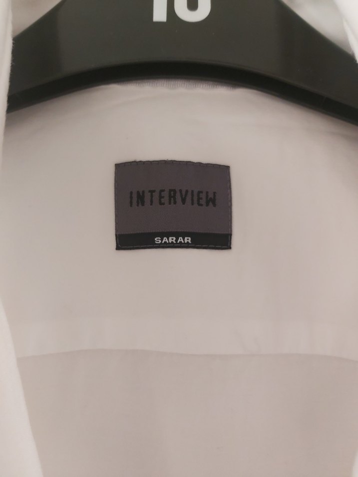 Beyaz Düğmeli Erkek Gömlek - Görsel 2