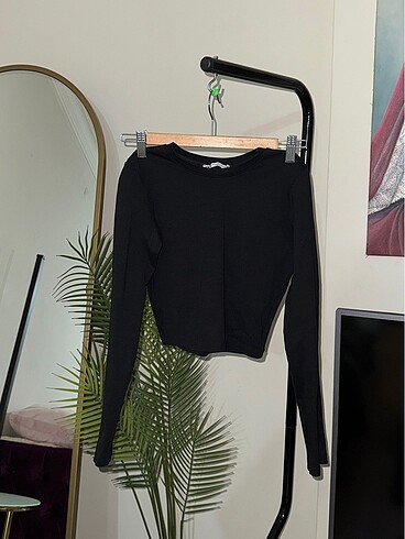 l Beden siyah Renk Siyah Crop Body/Tunik
