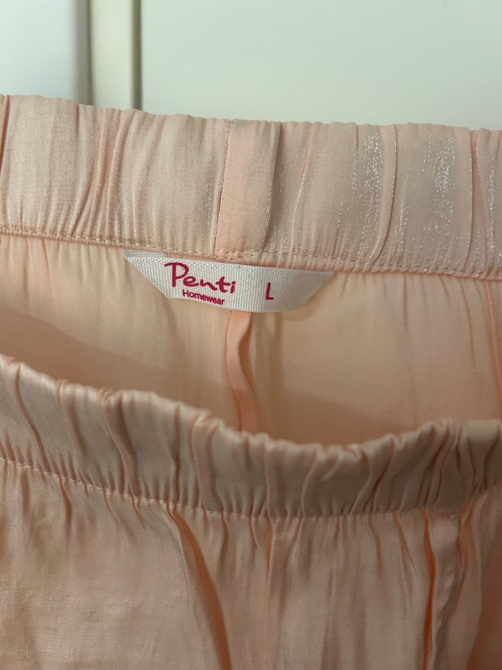 Saten pudra pijama - Görsel 5