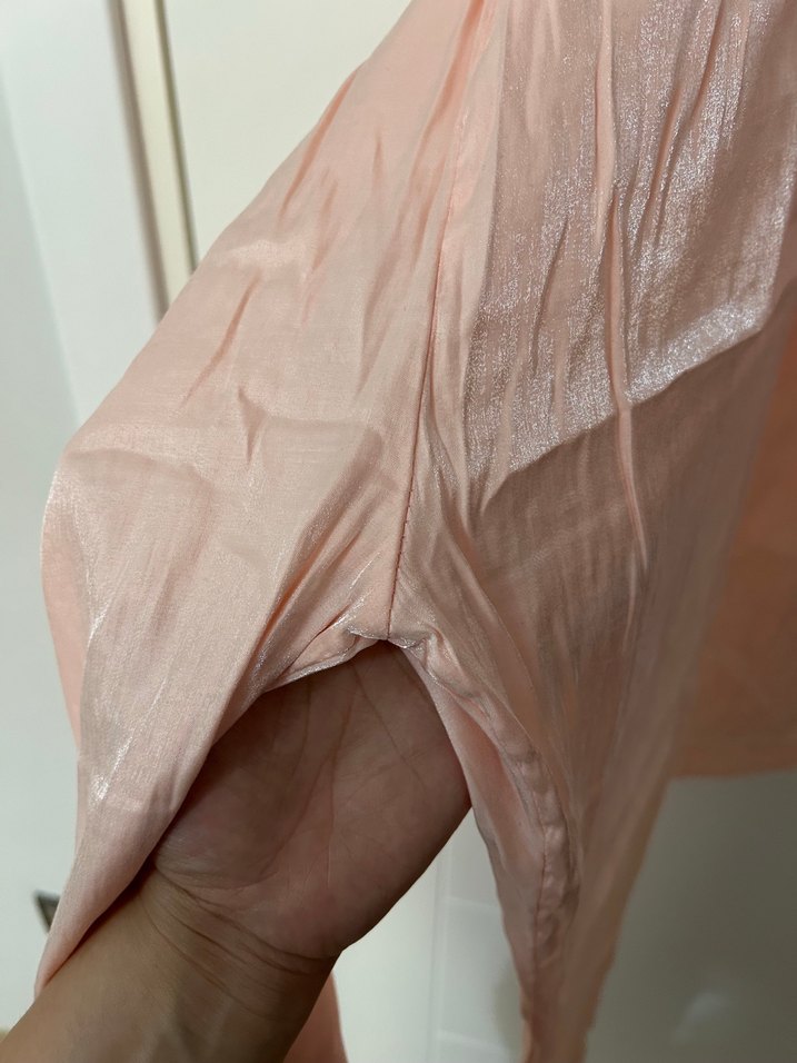 Saten pudra pijama - Görsel 4