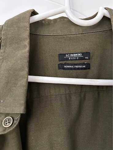 Yeşil regular gömlek - Görsel 3