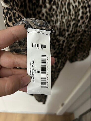 Leopar desenli tunik - Görsel 8