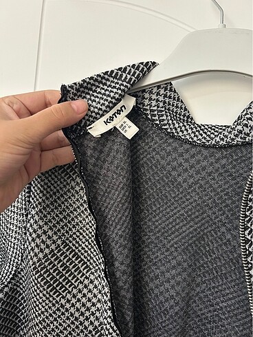 Desenli mini elbise - Görsel 7