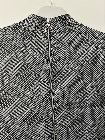 Desenli mini elbise - Görsel 6