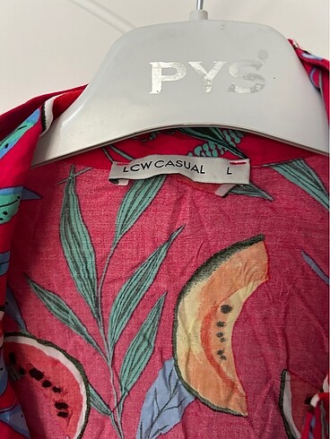 Yazlık renkli önden bağlamalı gömlek - Görsel 5