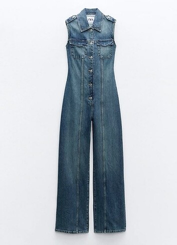 Zara denim tulum 