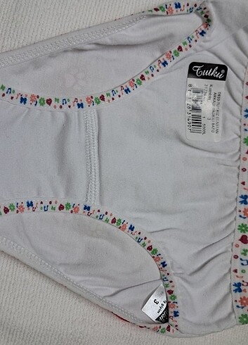 Kız cocuk ic camasiri 6 adet - Görsel 5