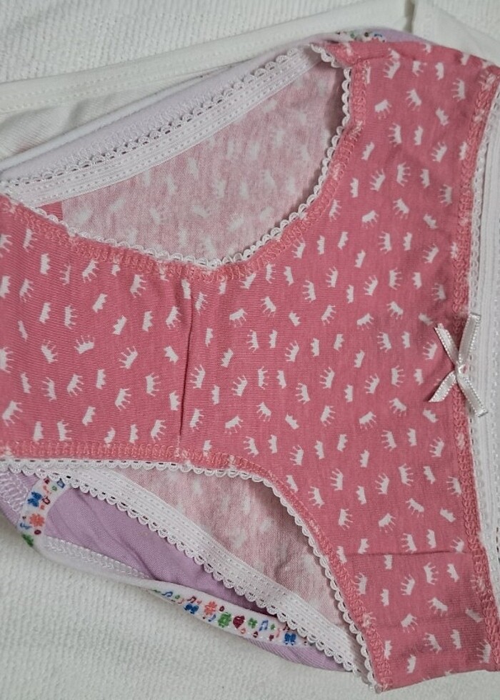 Kız cocuk ic camasiri 6 adet - Görsel 2