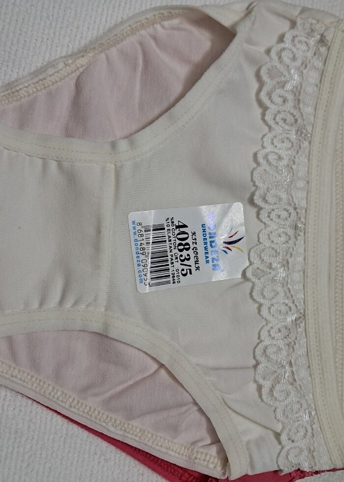 Kız cocuk ic camasiri 6 adet - Görsel 3