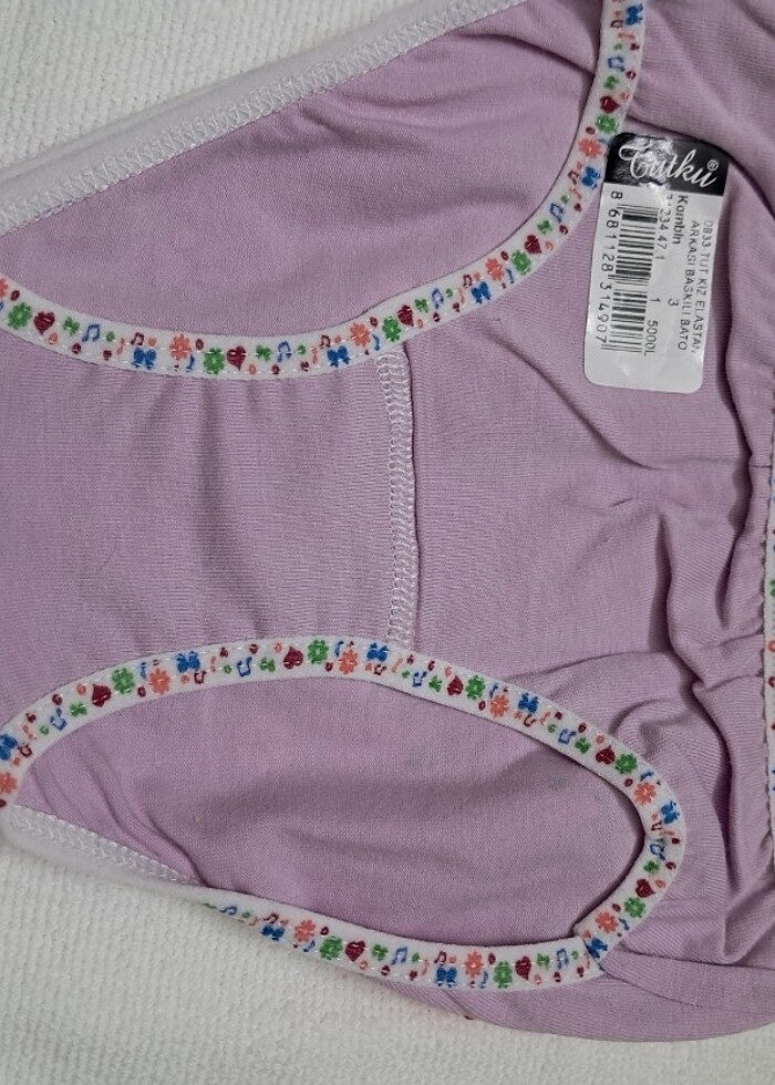 Kız cocuk ic camasiri 6 adet - Görsel 4