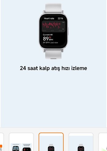  Beden Renk Xiaomi Redmi Watch 5 Active Siyah Akıllı Saat