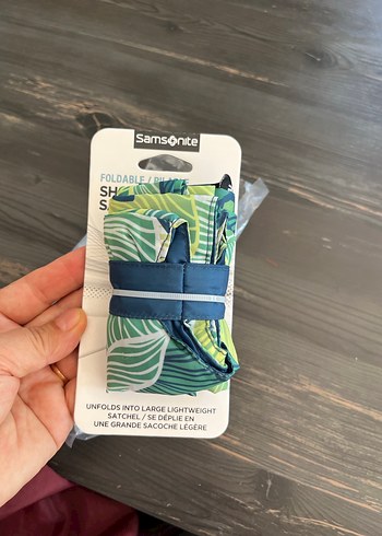 Yurtdışından SAMSONİTE Kadın bez alışveriş çanta