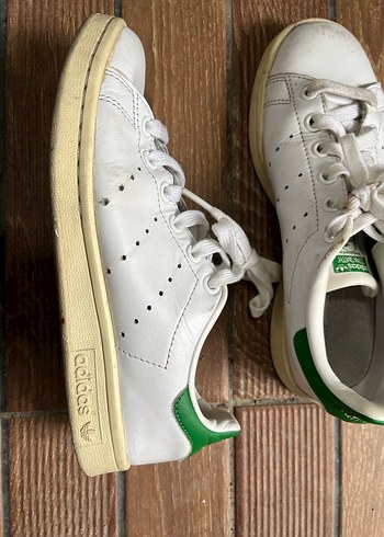 Beyaz Bağcıklı Kadın Spor Ayakkabısı 36,5 ADİDAS - Görsel 2