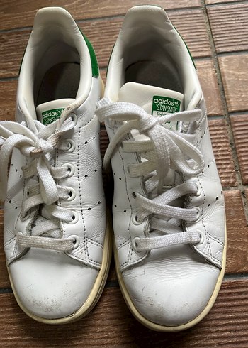 Beyaz Bağcıklı Kadın Spor Ayakkabısı 36,5 ADİDAS - Görsel 3