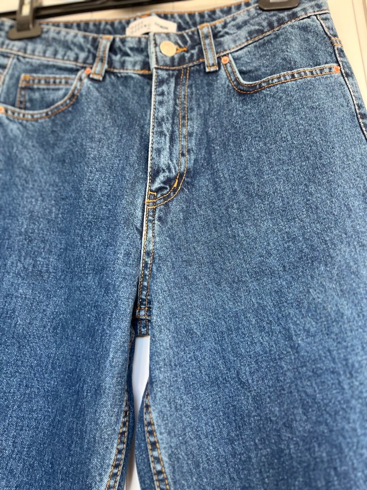 Mavi Normal Boy Kadın Denim Jean 36 beden - Görsel 3