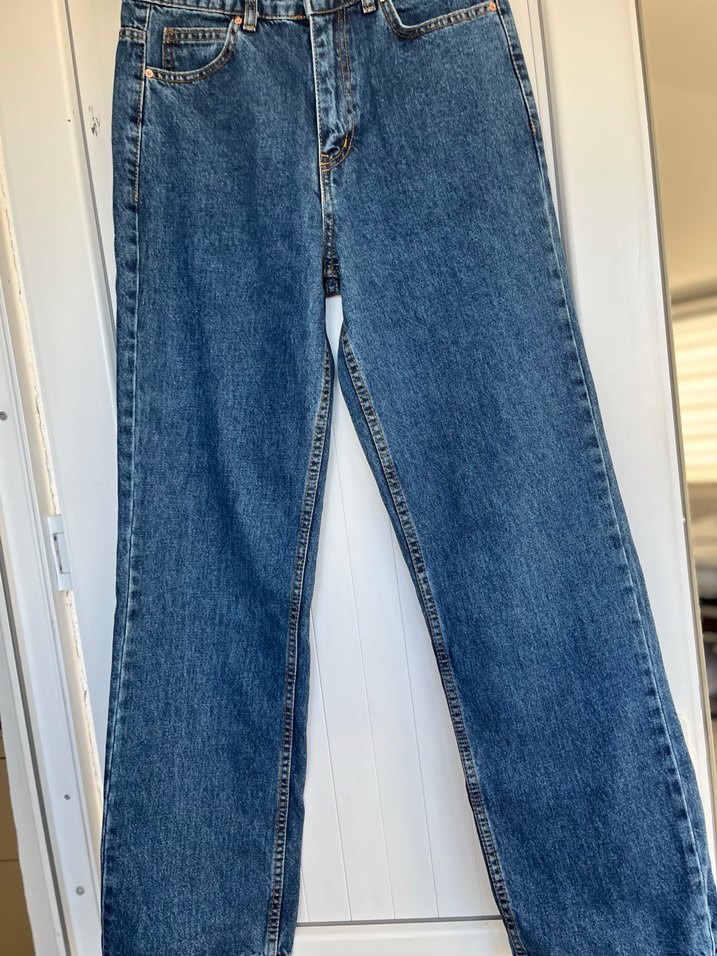 Mavi Normal Boy Kadın Denim Jean 36 beden - Görsel 4