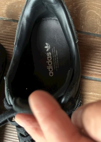 Bağcıklı Siyah Kadın Sneakers, Tie-Dye Detaylı ADİDAS 36,5No - Görsel 7