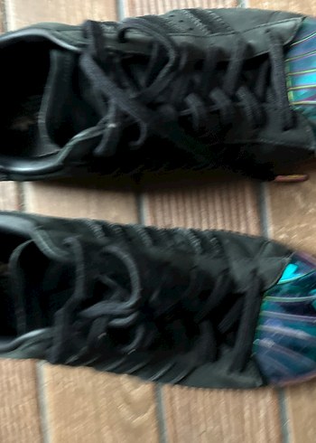 Bağcıklı Siyah Kadın Sneakers, Tie-Dye Detaylı ADİDAS 36,5No - Görsel 2