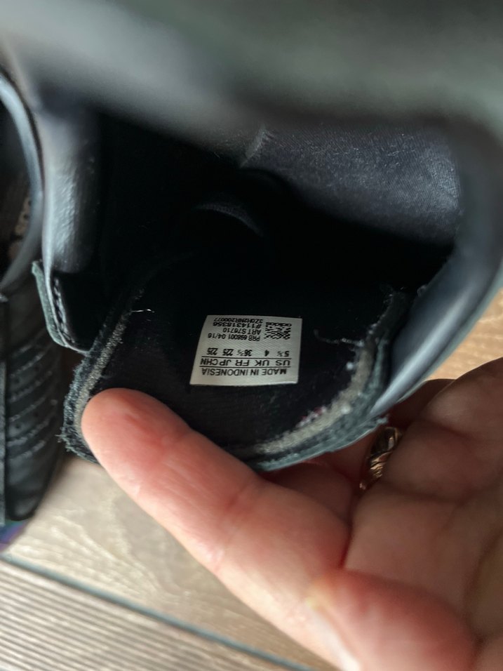 Bağcıklı Siyah Kadın Sneakers, Tie-Dye Detaylı ADİDAS 36,5No - Görsel 3