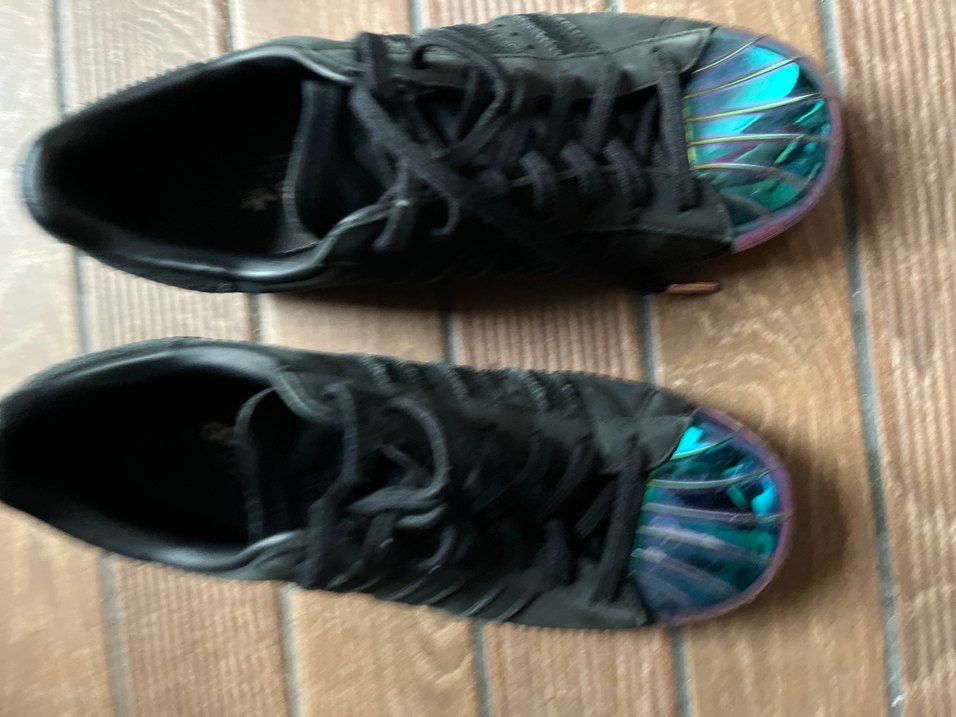 Bağcıklı Siyah Kadın Sneakers, Tie-Dye Detaylı ADİDAS 36,5No - Görsel 2