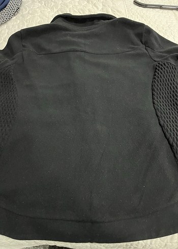 Tchibo ,Siyah Fermuarlı Kadın Biker Ceket, polar yeni - Görsel 8