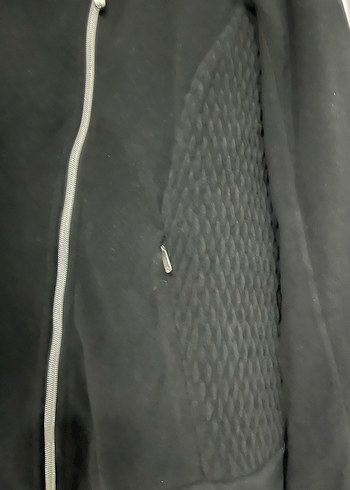 Tchibo ,Siyah Fermuarlı Kadın Biker Ceket, polar yeni - Görsel 9