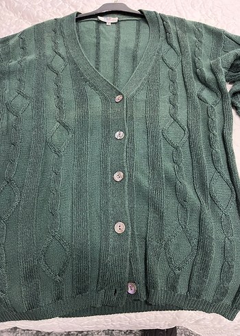 Bohem Midi Örgü Kadın Hırka floşlu saç örgülü yeni - Görsel 6