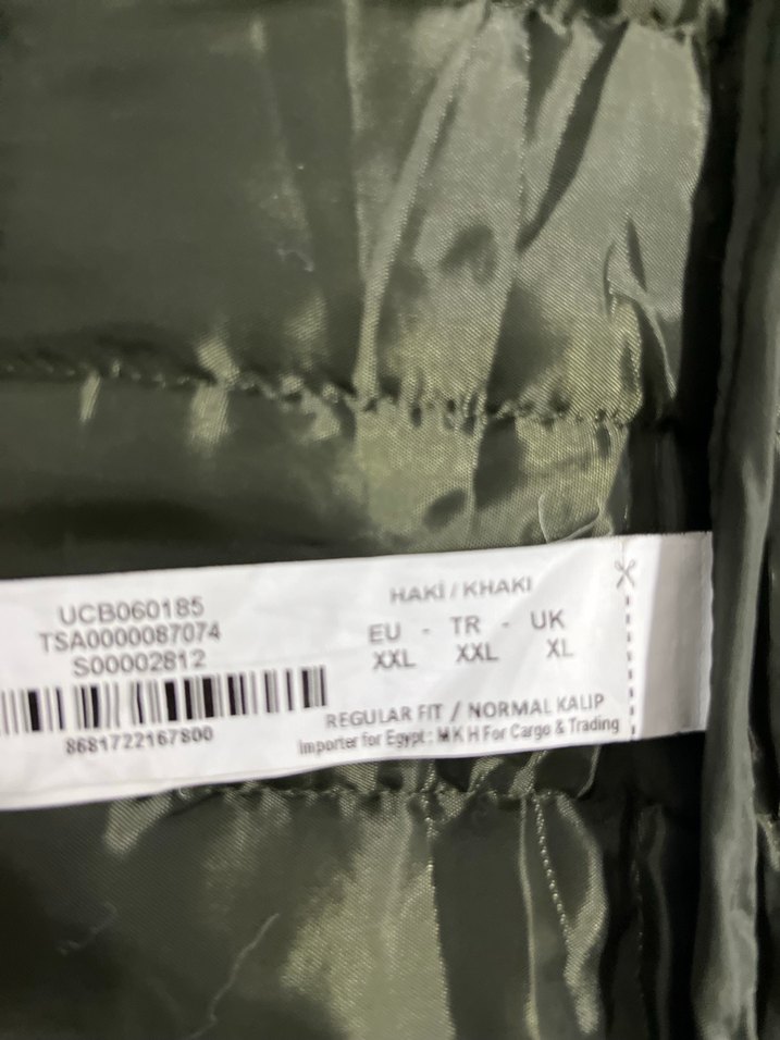 Collezione Hafif Kapüşonlu haki  Mont XXL yeni sıfır ürün - Görsel 4