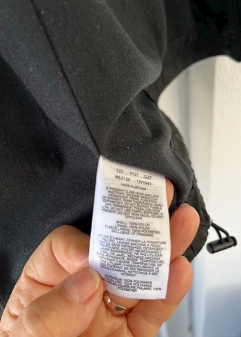 Columbia bayan Kapüşonlu Rüzgarlık,içi polar yağmurluk mont XL - Görsel 9