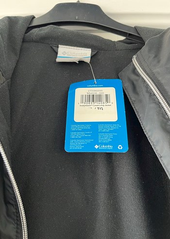 Columbia bayan Kapüşonlu Rüzgarlık,içi polar yağmurluk mont XL - Görsel 11